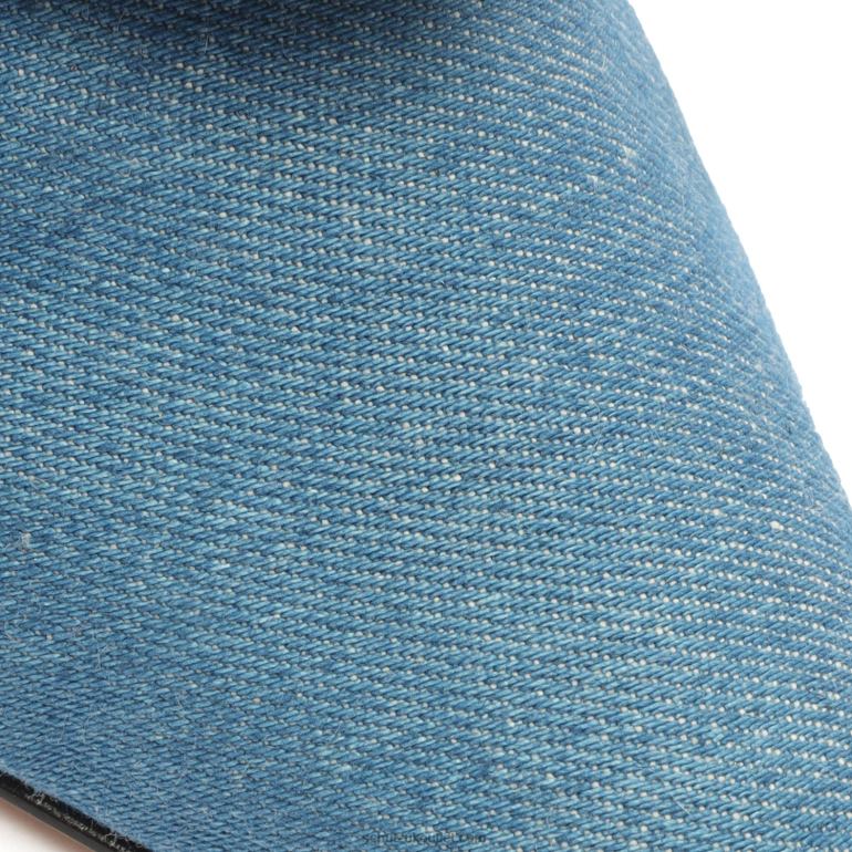 UK Schutz Jorian Up Casual Nappa & Denim Boot Blue& Summer Jeans 806T8745