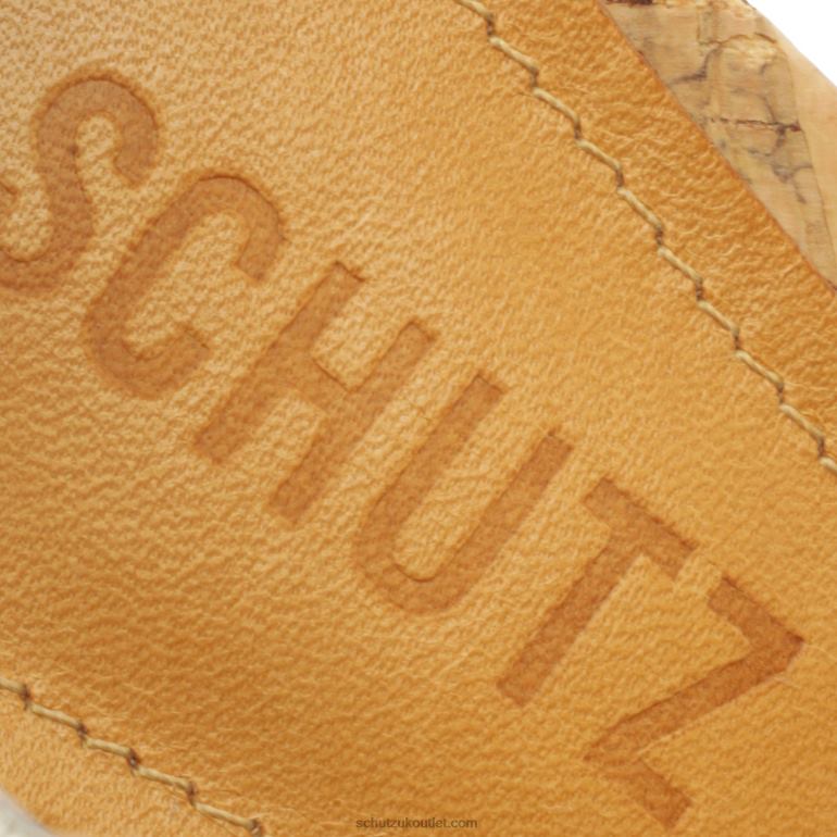 UK Schutz Cadey Lee Block Casual Leather Sandal Flame Orange 806T849