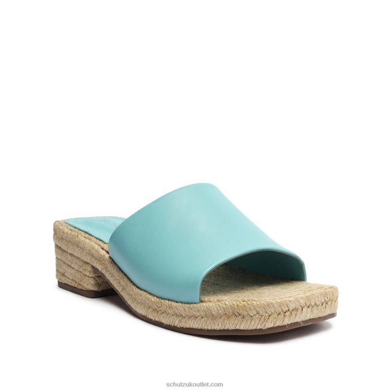 UK Schutz Corah Leather Sandal River Acqua 806T8113