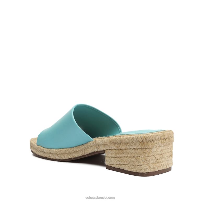 UK Schutz Corah Leather Sandal River Acqua 806T8113
