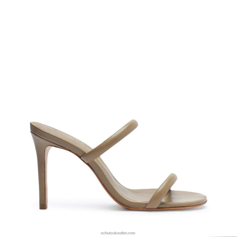UK Schutz Taliah Rebecca Allen Nappa Leather Sandal Nude II 806T8284