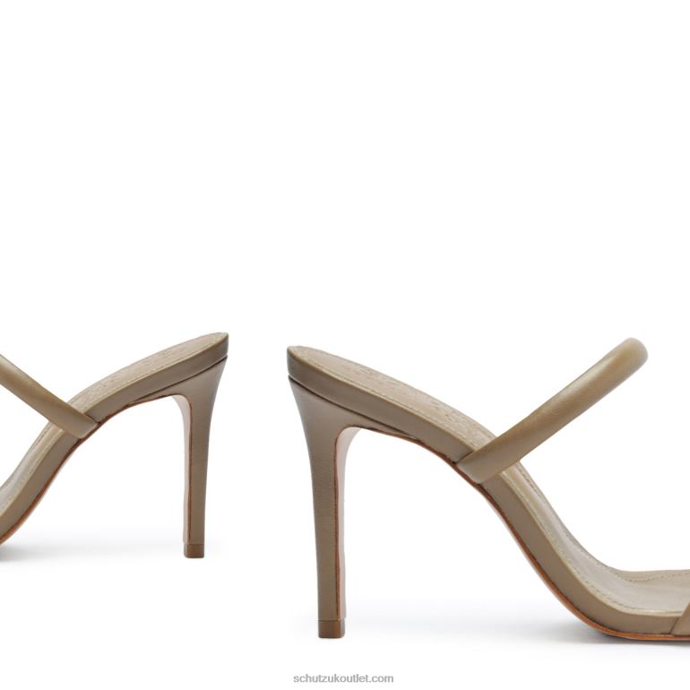 UK Schutz Taliah Rebecca Allen Nappa Leather Sandal Nude II 806T8284
