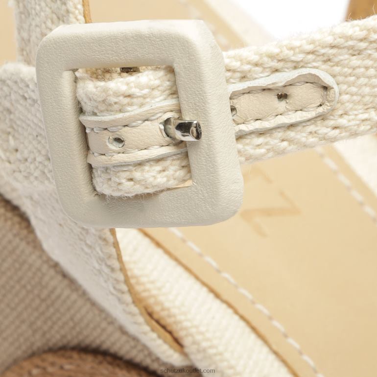 UK Schutz Isabelle Platform Nappa Leather Sandal White 806T8623