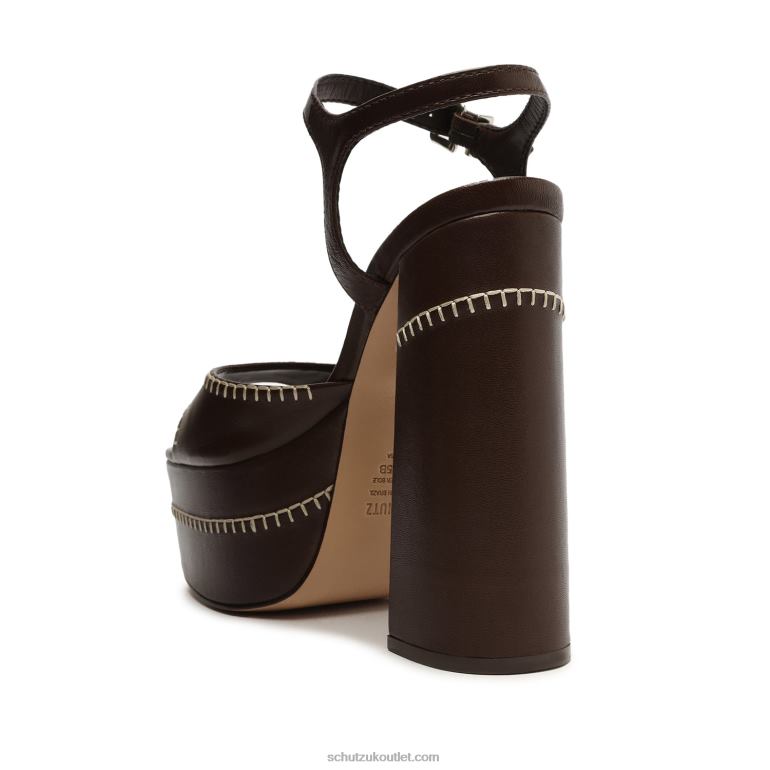 UK Schutz Lenne Indie Nappa Leather Sandal New Bison 806T8653